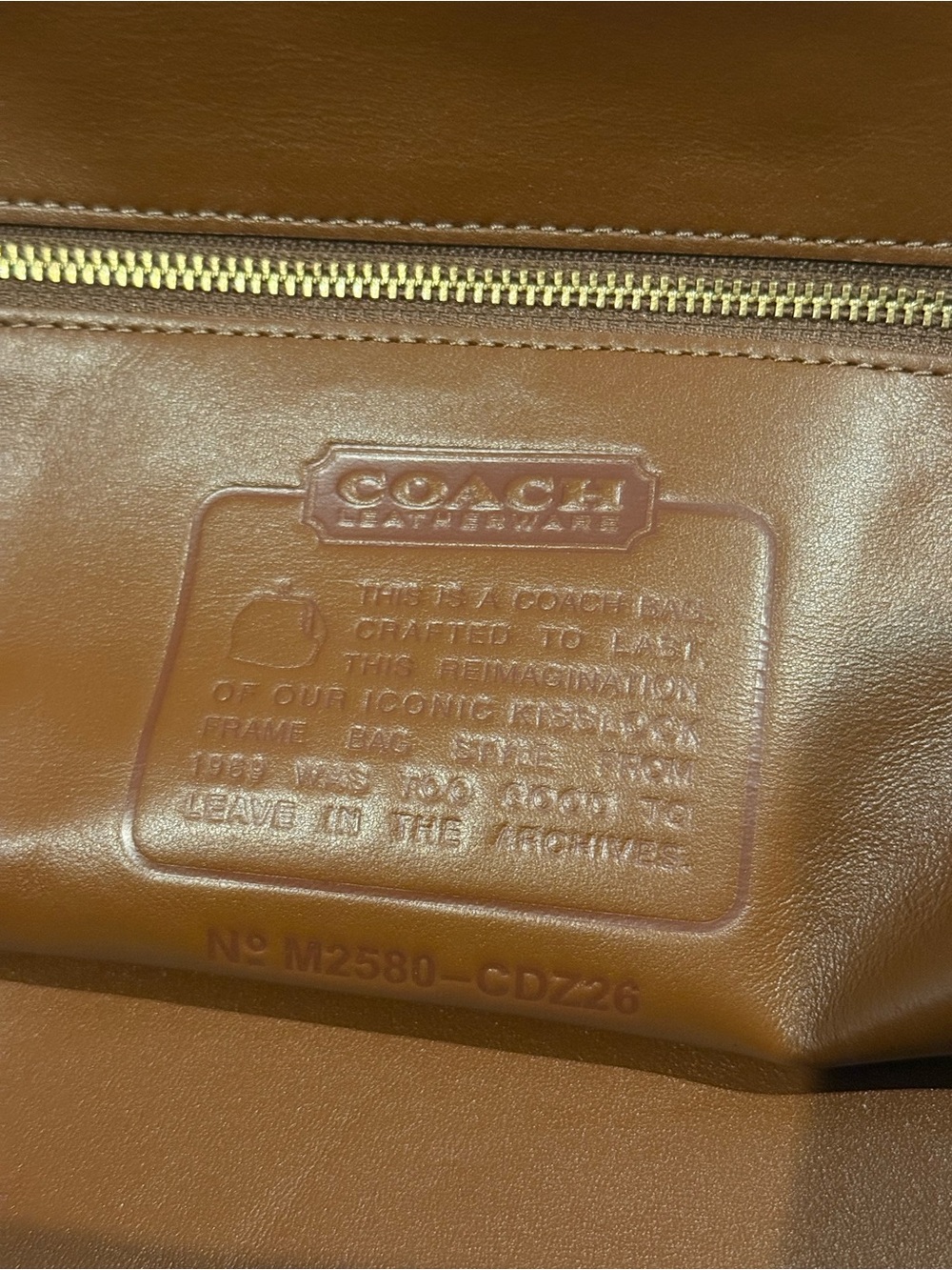 Kisslock Frame Bag 27 Brass/Warm Brown - Picture 12 of 12